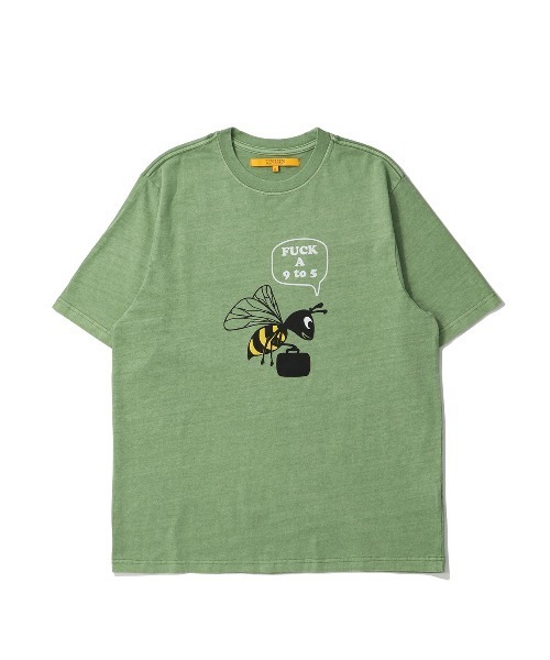 UNION(UNION TOKYO)(ユニオン)の「UNION TOKYO SUCKA TEE ユニオントーキョー Tシャツ(Tシャツ/カットソー・メンズ・ブラウン/グリーン・LARGE/MEDIUM/X-LARGE/SMALL/XX-LARGE)」の2枚目の写真
