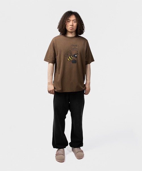 UNION(UNION TOKYO)(ユニオン)の「UNION TOKYO SUCKA TEE ユニオントーキョー Tシャツ(Tシャツ/カットソー・メンズ・ブラウン/グリーン・LARGE/MEDIUM/X-LARGE/SMALL/XX-LARGE)」の5枚目の写真