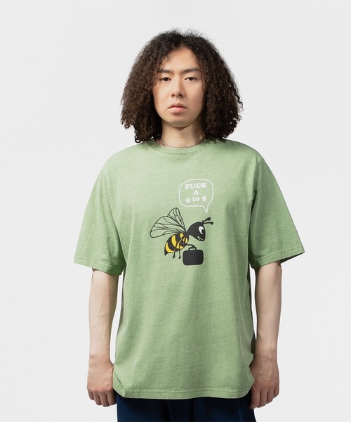 UNION(UNION TOKYO)(ユニオン)の「UNION TOKYO SUCKA TEE ユニオントーキョー Tシャツ(Tシャツ/カットソー・メンズ・ブラウン/グリーン・LARGE/MEDIUM/X-LARGE/SMALL/XX-LARGE)」の7枚目の写真