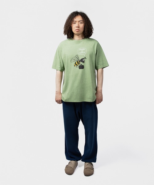 UNION(UNION TOKYO)(ユニオン)の「UNION TOKYO SUCKA TEE ユニオントーキョー Tシャツ(Tシャツ/カットソー・メンズ・ブラウン/グリーン・LARGE/MEDIUM/X-LARGE/SMALL/XX-LARGE)」の9枚目の写真
