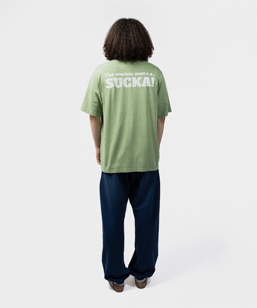 UNION(UNION TOKYO)(ユニオン)の「UNION TOKYO SUCKA TEE ユニオントーキョー Tシャツ(Tシャツ/カットソー・メンズ・ブラウン/グリーン・LARGE/MEDIUM/X-LARGE/SMALL/XX-LARGE)」の10枚目の写真