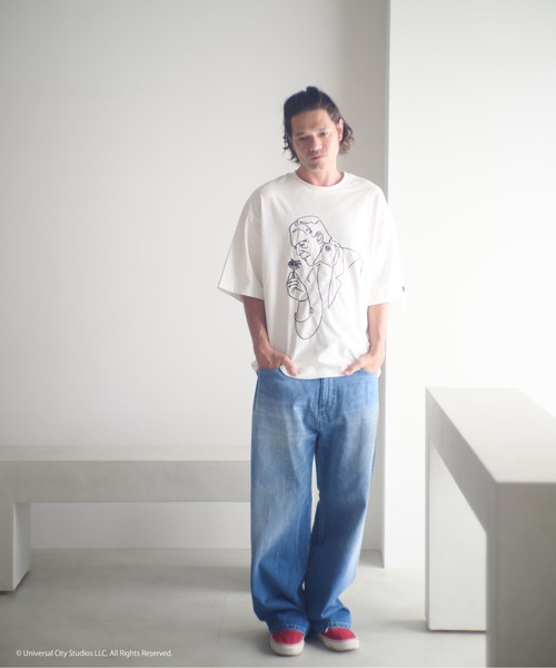 ADAM PATEK（アダムパテック）の「ADAMPATEK/Frankenstein flower stitch T/フランケンシュタイン刺繍Tシャツ（Tシャツ/カットソー・メンズ・ホワイト/ブラック・1/2）」の9枚目の写真