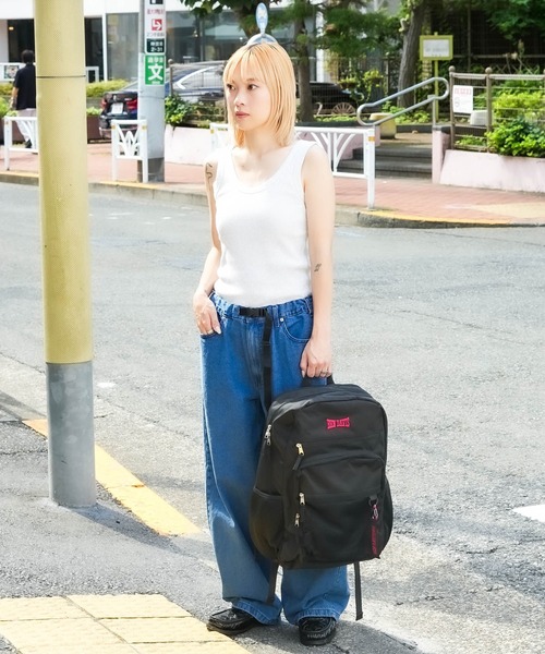 BEN DAVIS（ベンデイビス）の「【BEN DAVIS/ベンデイビス】エクスパンダブルバッグ（バックパック/リュック・メンズ・ブラック/レッド/ブルー・FREE）」の22枚目の写真