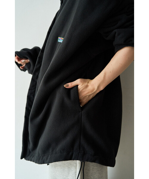 FREAK'S STORE（フリークスストア）の「限定展開　FREAK'S STORE OUTDOORS 裏フリース リバーシブル ジャケット（マウンテンパーカー・レディース・オリーブ/ブラウン/ネイビー/ブラック/ライトグレー・ﾌﾘ-）」の15枚目の写真