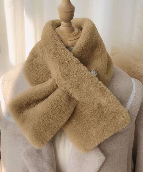 セール】マフラー ティペット ふわふわストール もこもこ かわいい