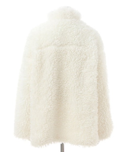 INGNI（イング）の「リボン取り外しスタンドボアブルゾン（ブルゾン・レディース・アイボリー/ブラック/ベージュ・M）」の22枚目の写真