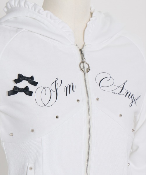 セール】I'm Angel frill zip foodie（パーカー）｜AVENCHUMU