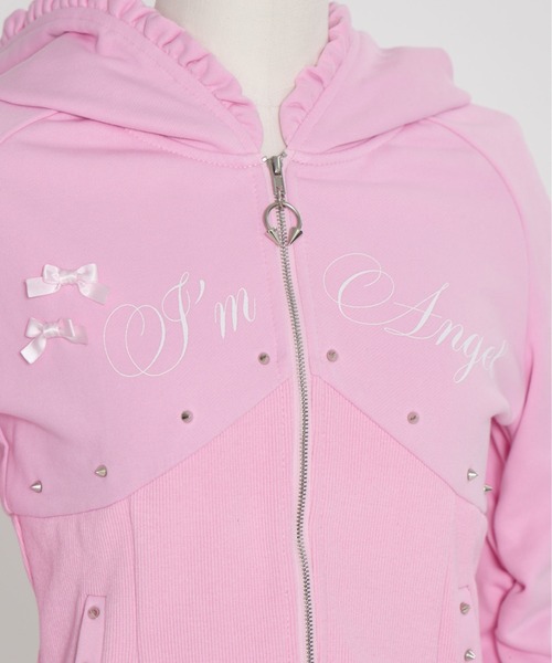 セール】I'm Angel frill zip foodie（パーカー）｜AVENCHUMU