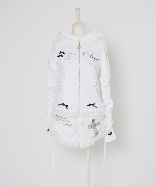 セール】I'm Angel frill zip foodie（パーカー）｜AVENCHUMU