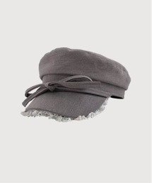 LA POMME petit(|~Ev`)Ribbon Lace Frill Beret(n`O/x[X)