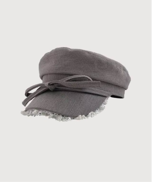 Ribbon Lace Frill Beret（ハンチング/ベレー帽）｜LA POMME petit