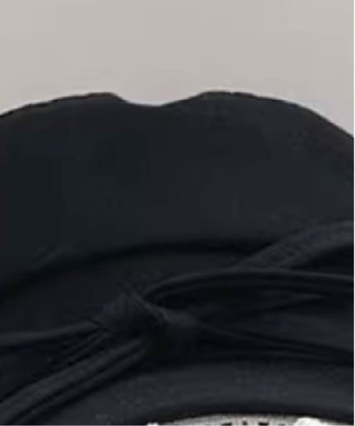 LA POMME petit(ラポミ・プチ)の「Ribbon Lace Frill Beret(ハンチング/ベレー帽・レディース・ブラック/グレー・FREE)」の3枚目の写真