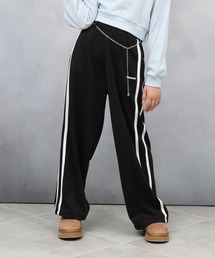 PINKHUNT（ピンクハント）の「PINKHUNT ピンクハント チェーン付き ラインジャージロングパンツ 0953K（その他パンツ・キッズ）」