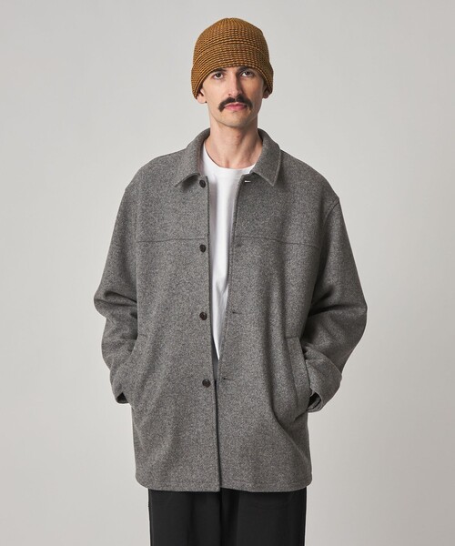 セール】＜Steven Alan＞ ニット メルトン カー コート（その他