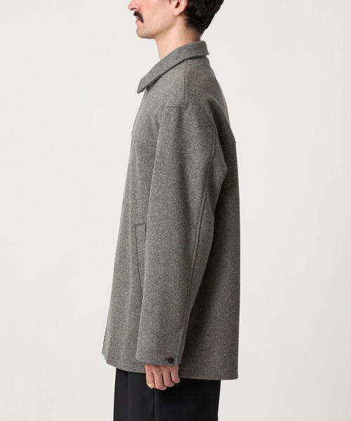Steven Alan（スティーブンアラン）の「＜Steven Alan＞ ニット メルトン カー コート（その他アウター・メンズ・ブラック/グレー・S/M/L/XL）」の10枚目の写真