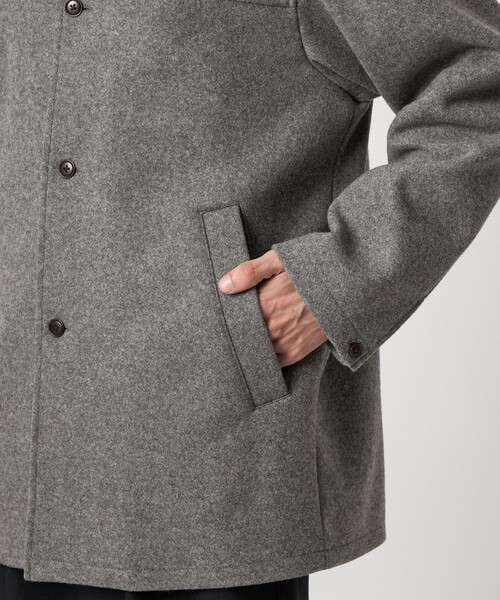 Steven Alan（スティーブンアラン）の「＜Steven Alan＞ ニット メルトン カー コート（その他アウター・メンズ・ブラック/グレー・S/M/L/XL）」の15枚目の写真