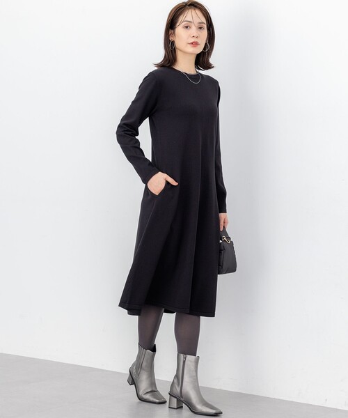 組曲(クミキョク)の「スクエアトゥショートブーツ(ブーツ・レディース・シルバー系/ブラック系・MEDIUM/LARGE)」の10枚目の写真