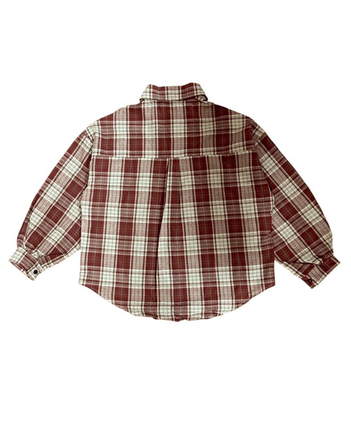 VIBGYOR(ヴィブジョー)の「オーバーサイズチェックシャツ/韓国 AWトレンド(CZ)(シャツ/ブラウス・レディース・ブルー/レッド/ブラウン/ベージュ・MEDIUM/LARGE)」の22枚目の写真