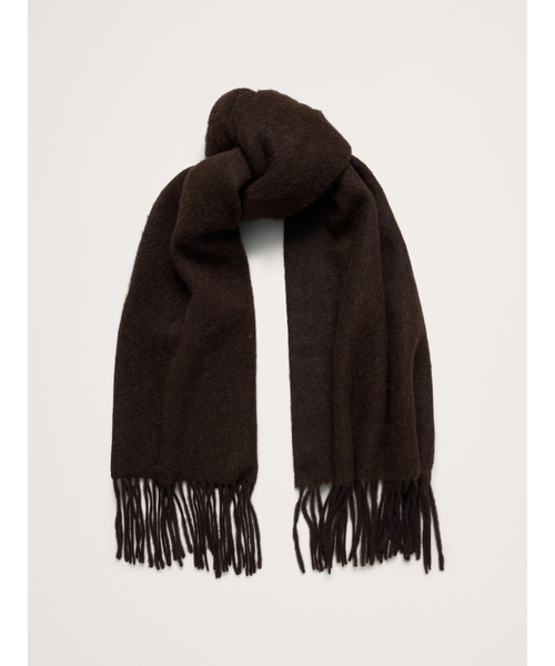 セール】ブラッシュド アルパカウールブレンド スカーフ（マフラー