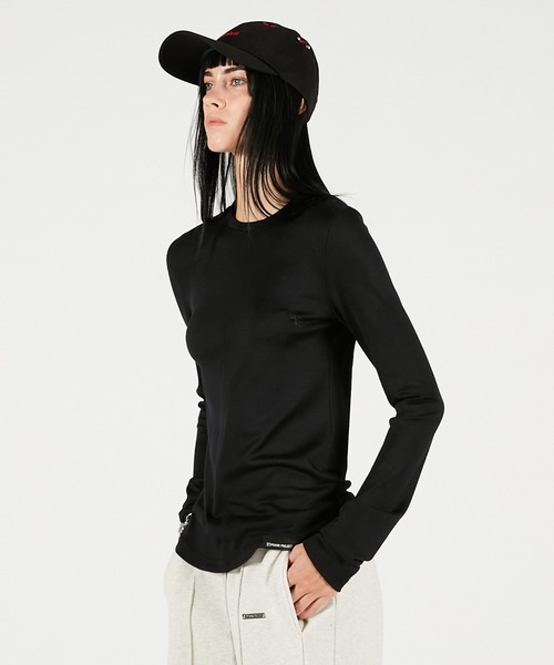 PRANK PROJECT（プランクプロジェクト）の「シンプルクルーネック / Soft Crew Neck Top（Tシャツ/カットソー・レディース・ホワイト/ピンク/グレー/ブラック・FREE）」の15枚目の写真