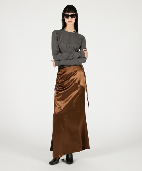 PRANK PROJECT（プランクプロジェクト）の「シンプルクルーネック / Soft Crew Neck Top（Tシャツ/カットソー・レディース・ホワイト/ピンク/グレー/ブラック・FREE）」の7枚目の写真