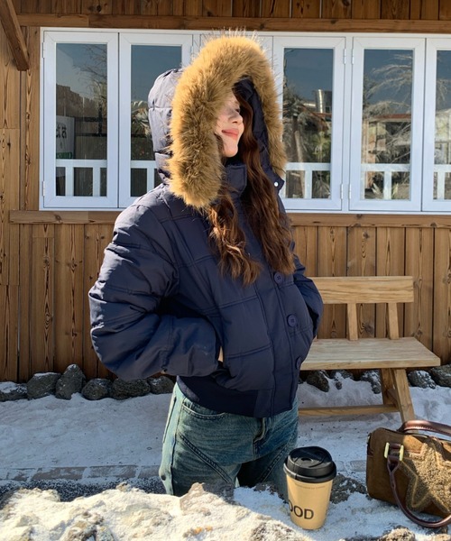 AsRiRe（アスリレイ）の「【ファー取り外し可能】 25aw/ファーフード