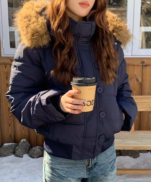 AsRiRe（アスリレイ）の「【ファー取り外し可能】 25aw/ファーフード