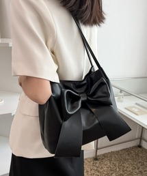 blackdia ocean リボン PUレザー トートバッグ