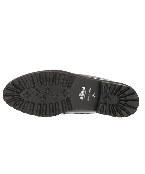 The Kenford Fineshoes（ケンフォードファインシューズ）の「(The Kenford Fineshoes)TANK SOLE TASSEL LOAFERS（ローファー・レディース・ブラック・24cm/23.5cm/24.5cm/25cm）」の4枚目の写真