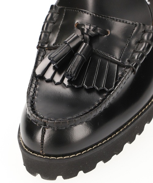 The Kenford Fineshoes（ケンフォードファインシューズ）の「(The Kenford Fineshoes)TANK SOLE TASSEL LOAFERS（ローファー・レディース・ブラック・24cm/23.5cm/24.5cm/25cm）」の8枚目の写真