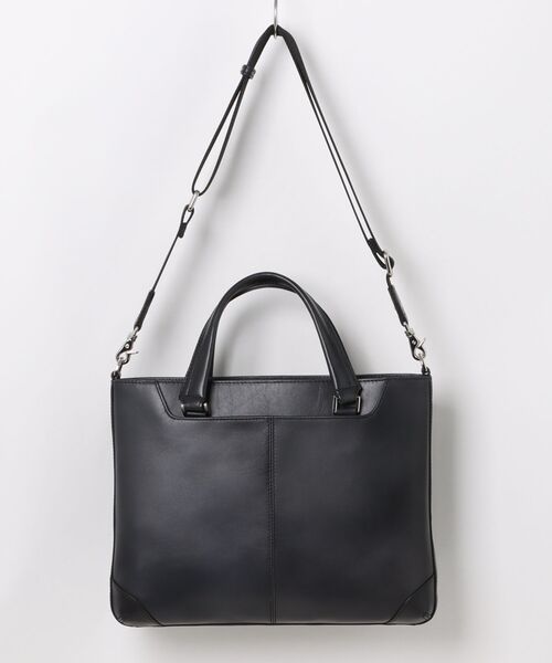 MEN'S BIGI(メンズビギ)の「【SEEKER/シーカー】別注 ムラレザー2WAYブリーフケース(トートバッグ・メンズ・グレー/キャメル/ブラック・FREE)」の19枚目の写真