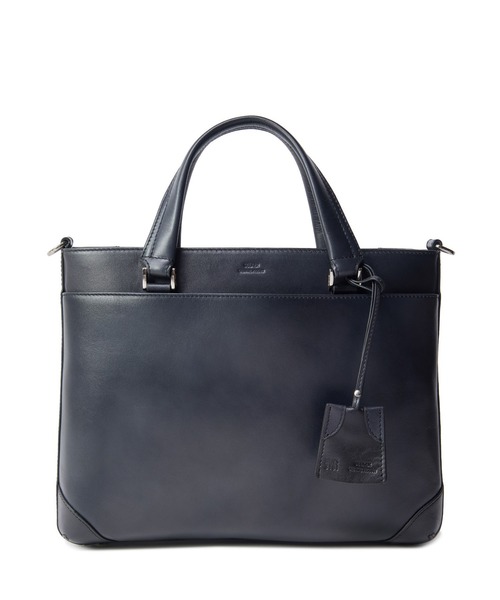 MEN'S BIGI(メンズビギ)の「【SEEKER/シーカー】別注 ムラレザー2WAYブリーフケース(トートバッグ・メンズ・グレー/キャメル/ブラック・FREE)」の2枚目の写真