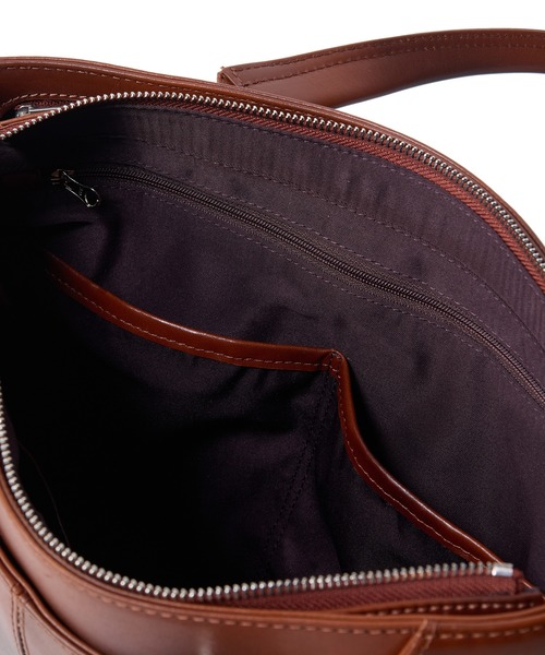 MEN'S BIGI(メンズビギ)の「【SEEKER/シーカー】別注 ムラレザー2WAYブリーフケース(トートバッグ・メンズ・グレー/キャメル/ブラック・FREE)」の16枚目の写真
