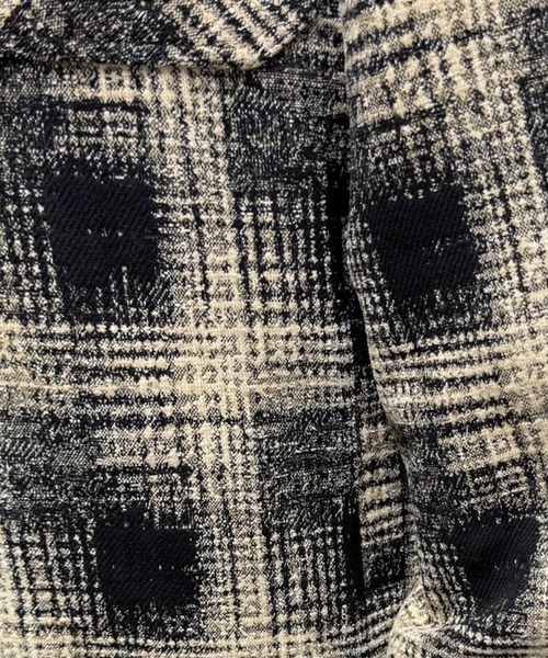 BENUSTA(ベヌスタ)の「A'GEM/9 × .kom 『BENUSTA /ベヌスタ』Vintage Check 2WAY Layered Jacket/ヴィンテージチェック2WAYレイヤードジャケット(シャツ/ブラウス・メンズ・ブラック/ブラウン・M/L)」の13枚目の写真