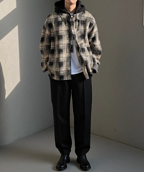 yae 2wayアシンメトリーチェックジャケット yae（ヤエ）の「2way asymmetry check jacket / 2way