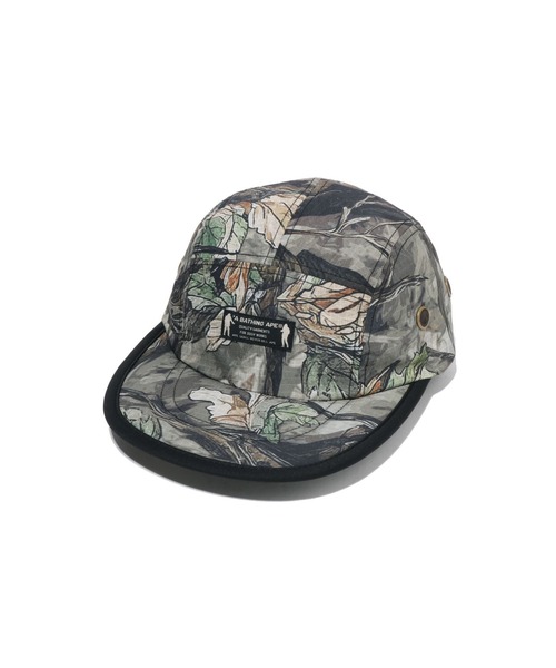 A BATHING APE（アベイシングエイプ）の「TREE EDGE CAMO CAP（キャップ・メンズ・ホワイト/ブラウン・FREE）」の2枚目の写真