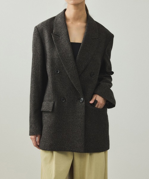 セール】【EMOELLE】ウールネップテーラードジャケット（テーラード