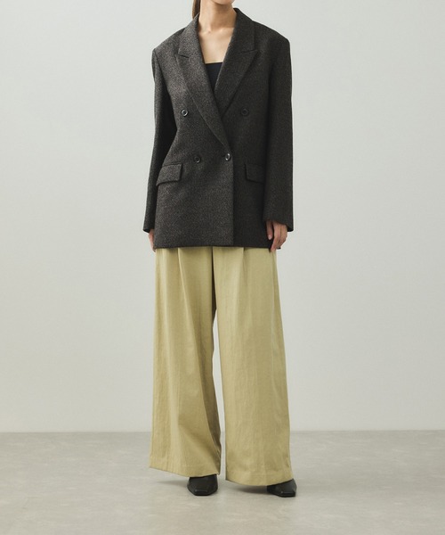 EMOELLE】ウールネップテーラードジャケット（テーラードジャケット