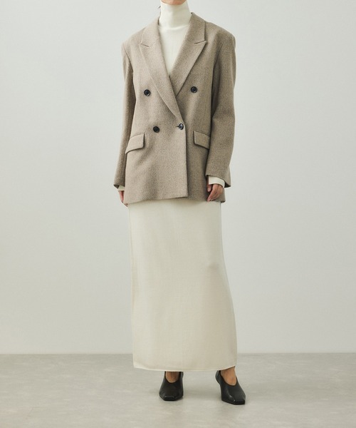 EMOELLE】ウールネップテーラードジャケット（テーラードジャケット