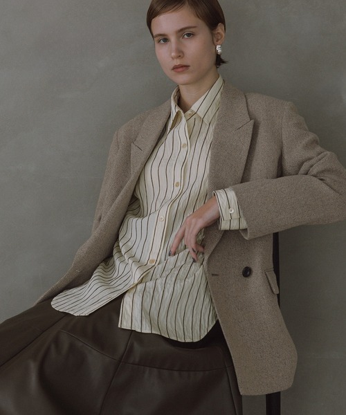 セール】【EMOELLE】ウールネップテーラードジャケット（テーラード