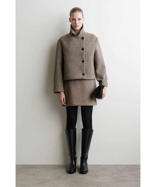 ボイルドウールブレンドジャケット（その他アウター）｜COS（コス）の