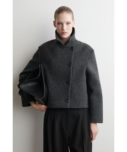 ボイルドウールブレンドジャケット（その他アウター）｜COS（コス）の
