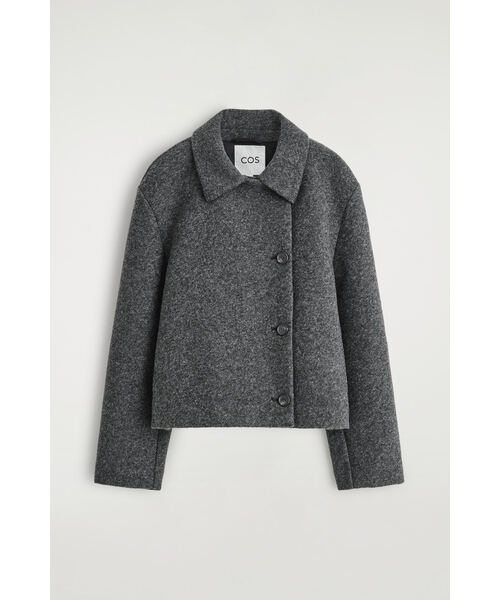 ボイルドウールブレンドジャケット（その他アウター）｜COS（コス）の
