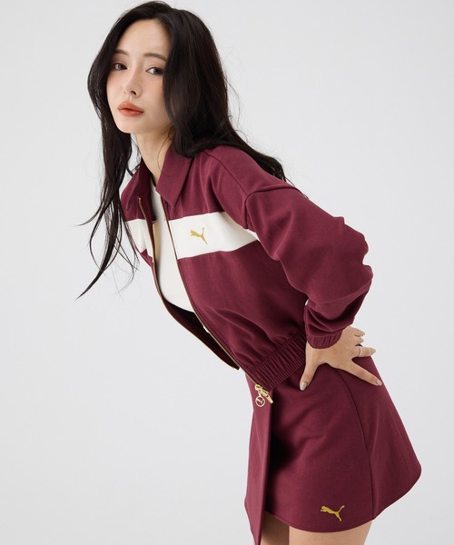 PUMAトラックジャケット×スカショーパンSET（ジャージ）｜EIMY ISTOIRE