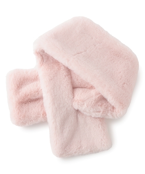 セール】パールつきフェイクファーティペット（マフラー）｜pom