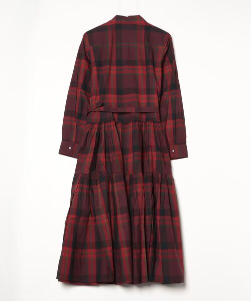 チェック ティアード シャツドレス（シャツワンピース）｜POLO RALPH
