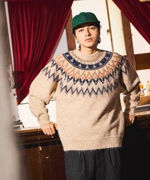 niko and... | ノルディックニットプルオーバー(ニット/セーター)