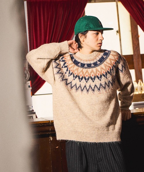 週末限定値下げ！　KHOKI コッキ　 24AW ノルディックセーター サイズ1 KHOKI（コッキ） Nordic sweater - 通販 – process