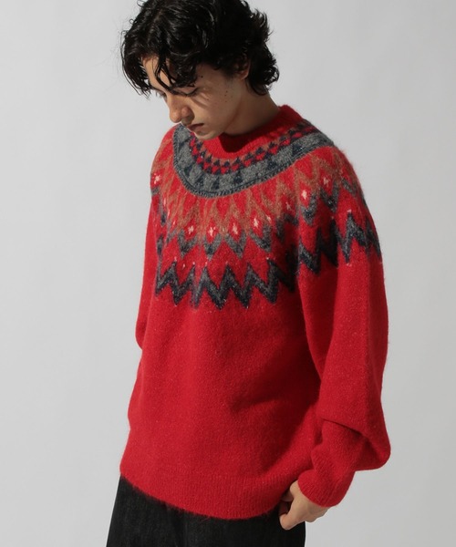 ノルディックニットプルオーバー（ニット/セーター）｜niko and