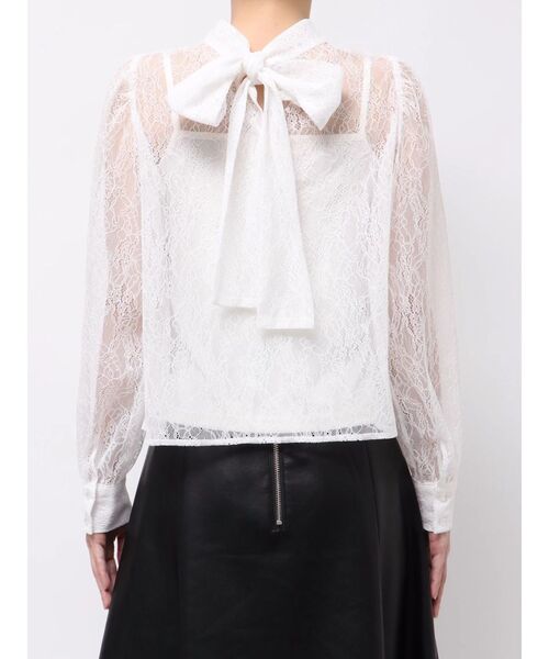 MERCURYDUO（マーキュリーデュオ）の「2WAYバックリボンレースブラウス（シャツ/ブラウス・レディース・ピンク/オフホワイト/ブルー・FREE）」の19枚目の写真